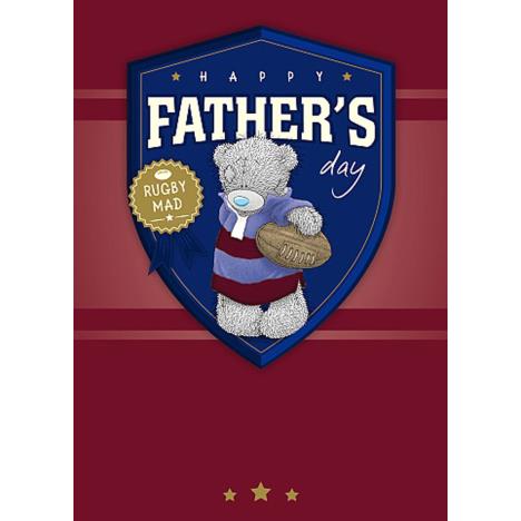 Rugby Mad Me To You Bear Fathers Day Card £1.79
